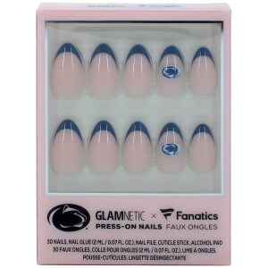 press-on nails Penn State Athletic Logo navy tips 30pk